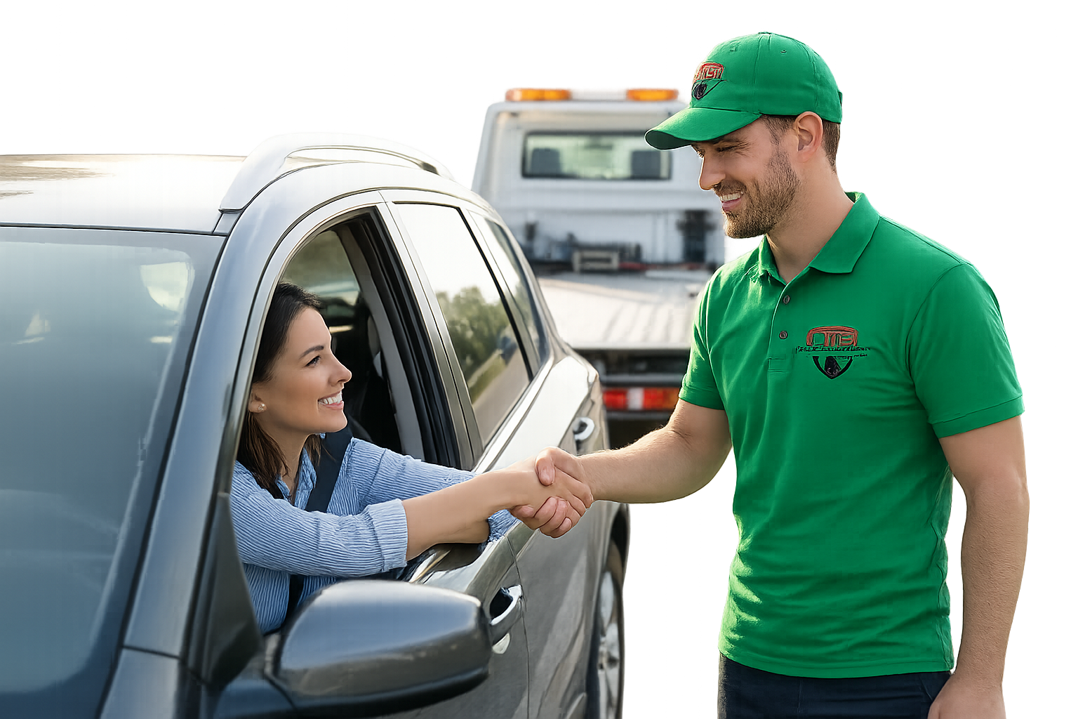 JIB roadside service provider assisting a driver